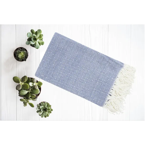 Zinnia summer blanket - Seasons Royal blue