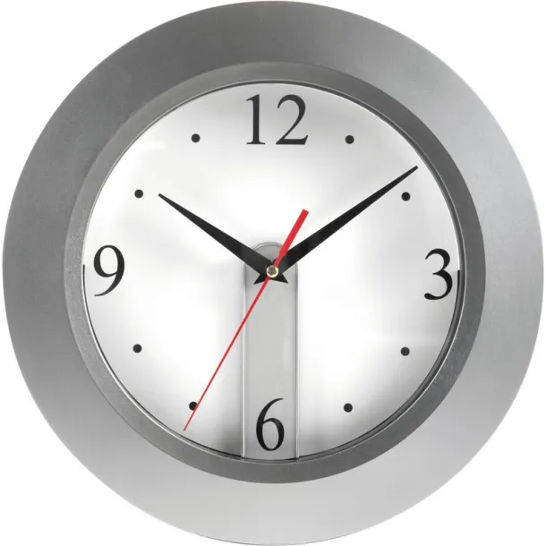  Wall clock Srebrna