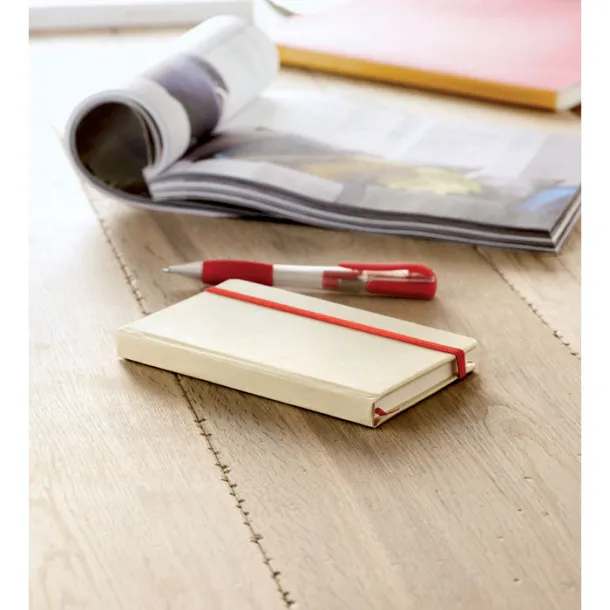 EVERNOTE Recycled material notebook Red