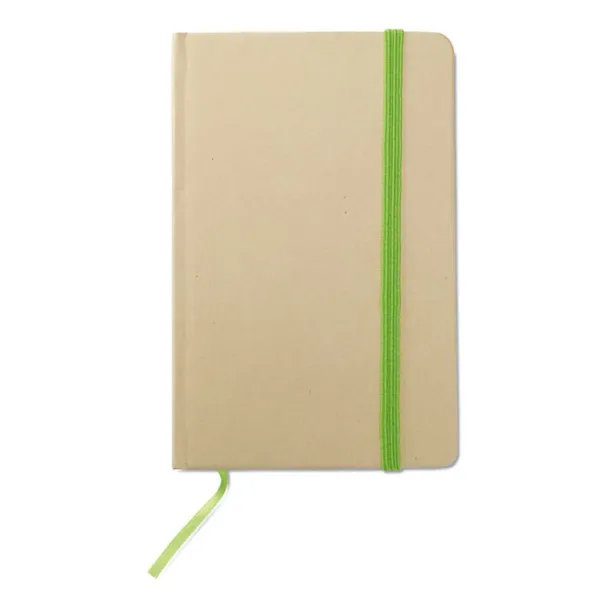 EVERNOTE Recycled material notebook Lime