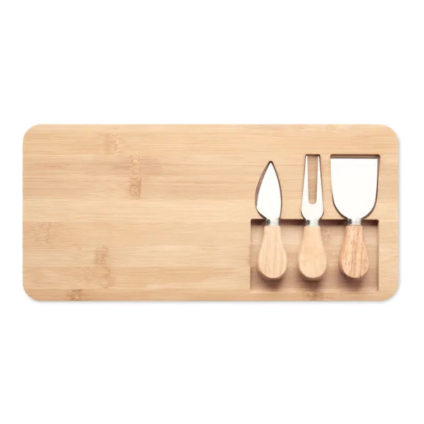 GLENAVY Bamboo Cheese board set Wood