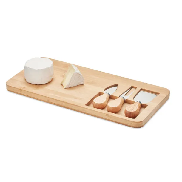 GLENAVY Bamboo Cheese board set Wood