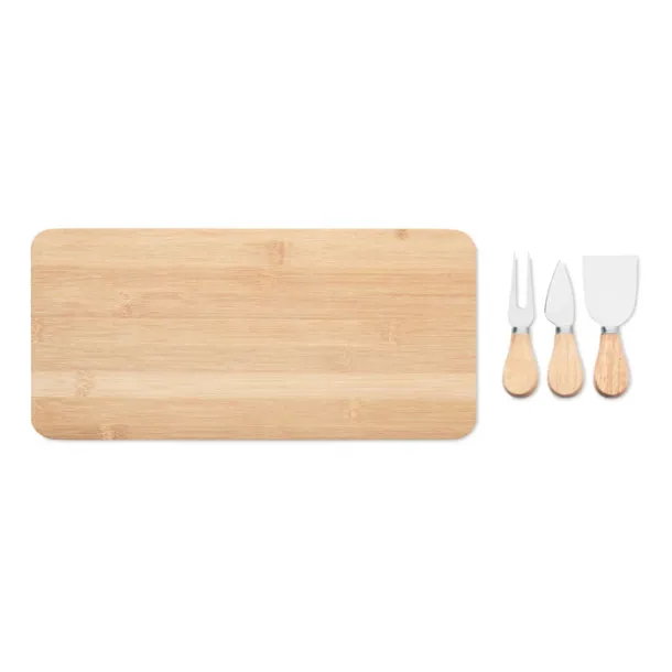 GLENAVY Bamboo Cheese board set Wood