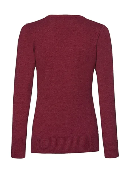  Ladies V-Neck Knitted Pullover - Russell Collection