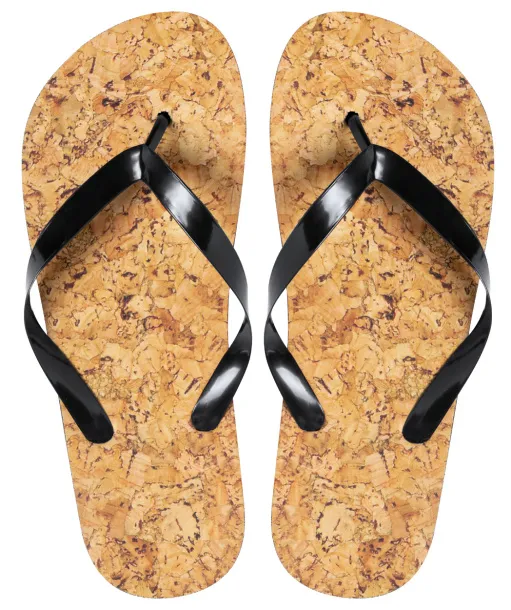 Sebrin beach slippers Black