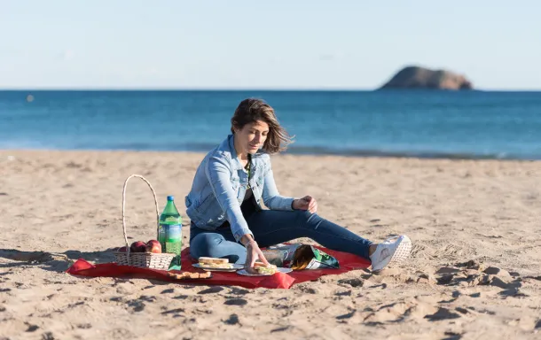 Vealo beach mat Red