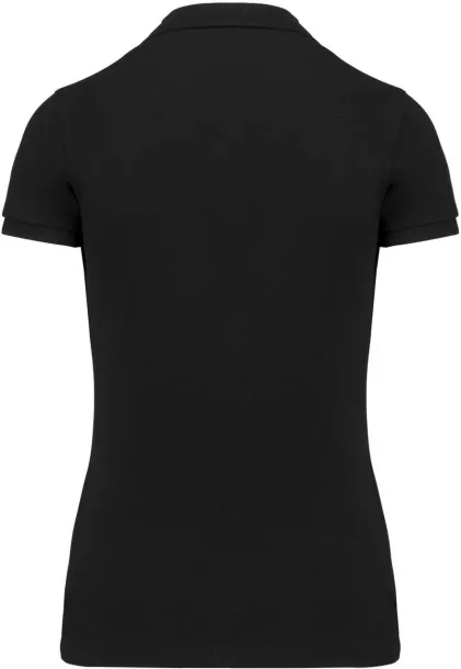  Ženska polo majica kratkih rukava, 220 g/m2 - Kariban Crna