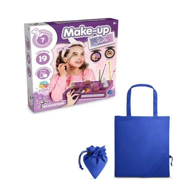 Makeup Studio Kit II Educational kit supplied with a 190T folding gift bag Royal blue