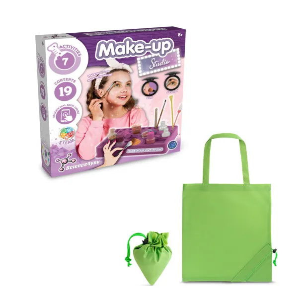 Makeup Studio Kit II Educational kit supplied with a 190T folding gift bag Light green