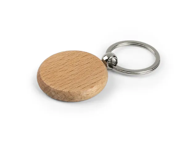 WOODY wooden key holder Cream Bež