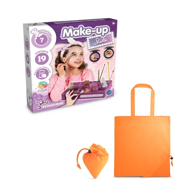 Makeup Studio Kit II Educational kit supplied with a 190T folding gift bag Orange