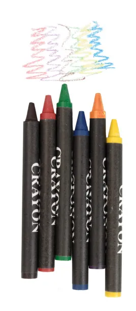 Liddy set of 6 crayons Black Beige