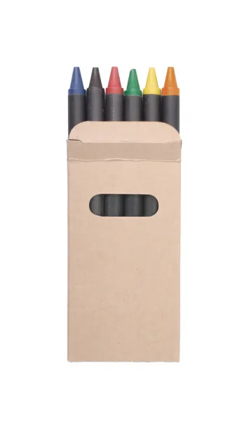 Liddy set of 6 crayons Black Beige