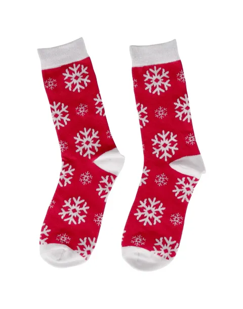 Scrubit Christmas socks Red