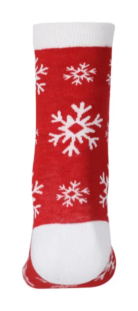 Scrubit Christmas socks Red