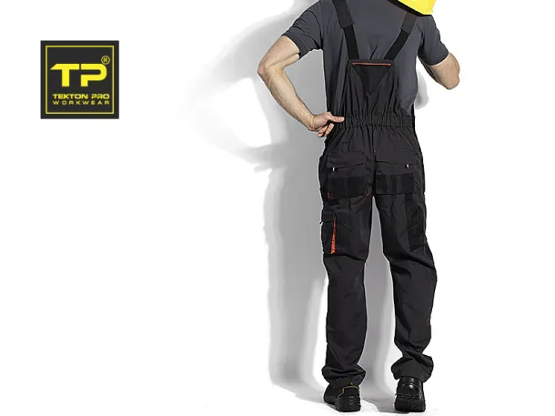 HAMMER BIB PANTS RADNI POLUKOMBINEZON - TEKTON PRO Tamnosiva