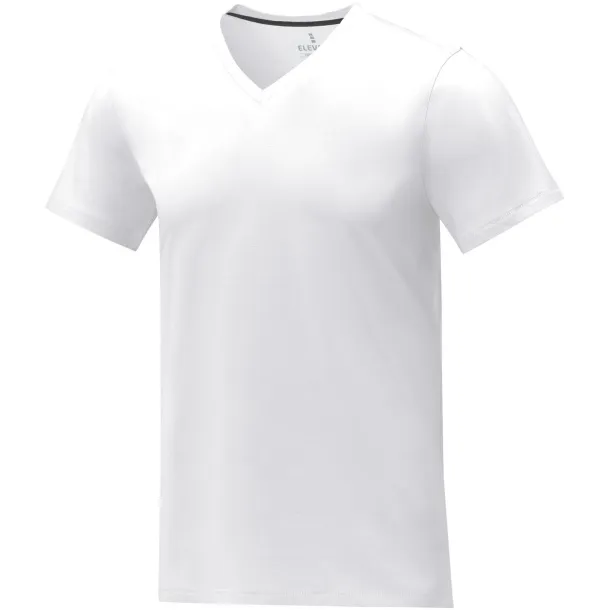 Somoto short sleeve men's V-neck t-shirt - Elevate Life White