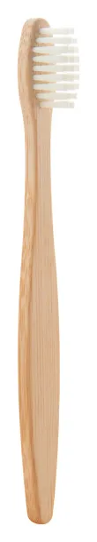 Boohoo Mini kids bamboo toothbrush White Natural