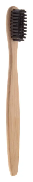 Boohoo Mini kids bamboo toothbrush Black Natural