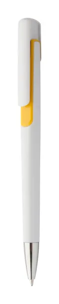 Rubri ballpoint pen Yellow White