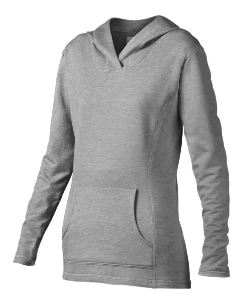  Ženska hoodica - 237 g/m² - Anvil Heather Grey