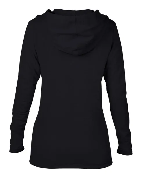  Ženska hoodica - 237 g/m² - Anvil Crna