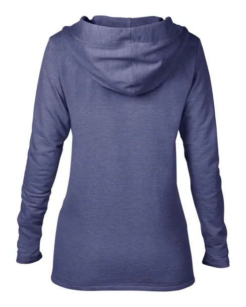  Ženska hoodica - 237 g/m² - Anvil Heather Blue