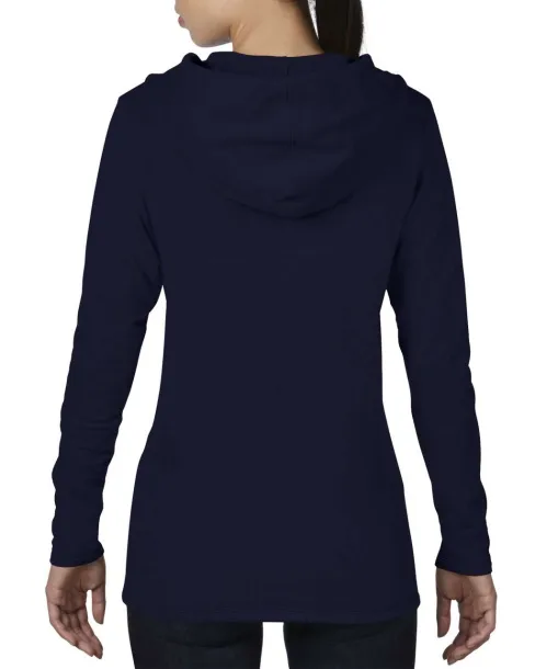  WOMEN’S HOODED FRENCH TERRY - Anvil Navy