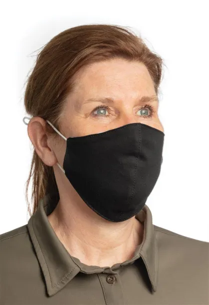  Reusable 2-ply cotton face mask - XD Collection Black 