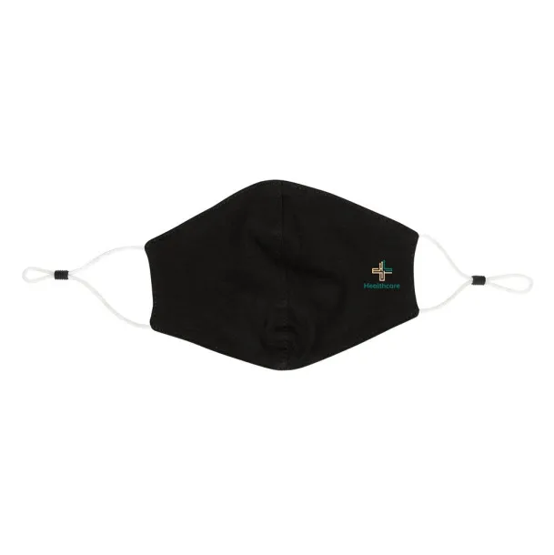  Reusable 2-ply cotton face mask - XD Collection Black 