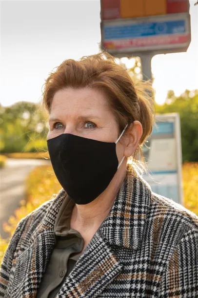  Reusable 2-ply cotton face mask - XD Collection Black 