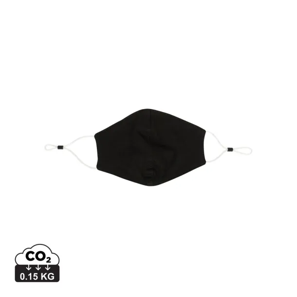  Reusable 2-ply cotton face mask - XD Collection Black 