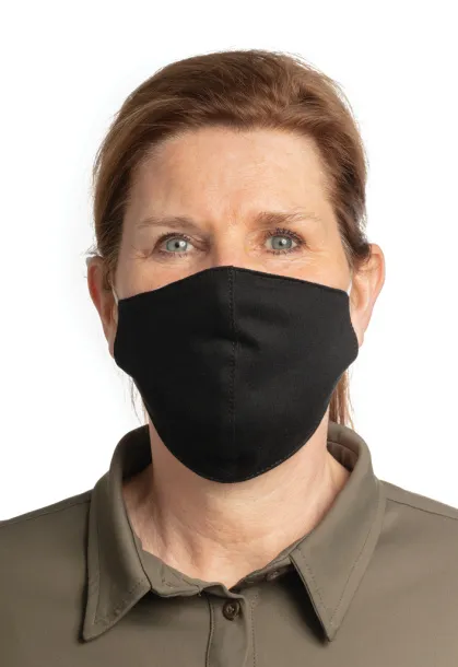  Reusable 2-ply cotton face mask - XD Collection Black 