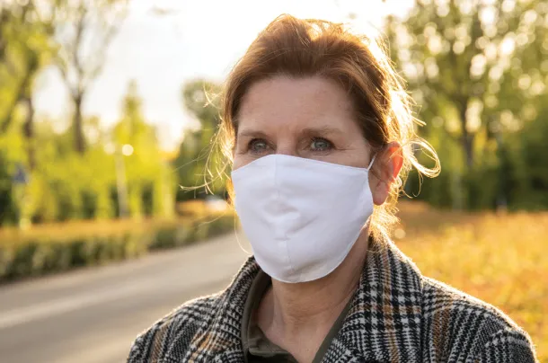  Reusable 2-ply cotton face mask - XD Collection White 