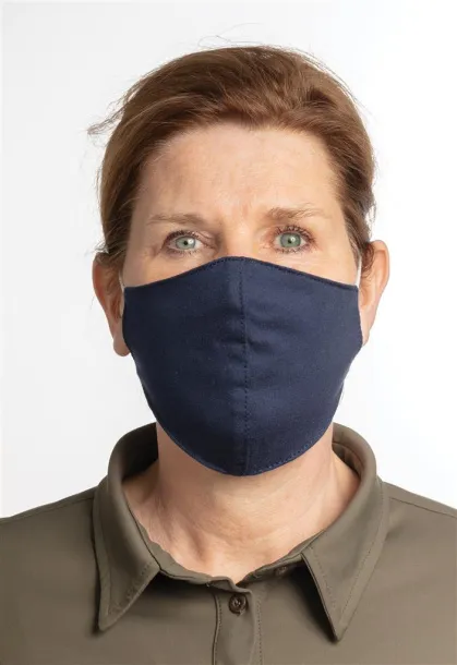  Reusable 2-ply cotton face mask - XD Collection Navy Blue 