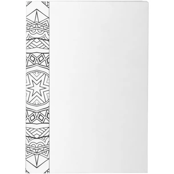 Doodle A5 bilježnica s bojankom Bijela