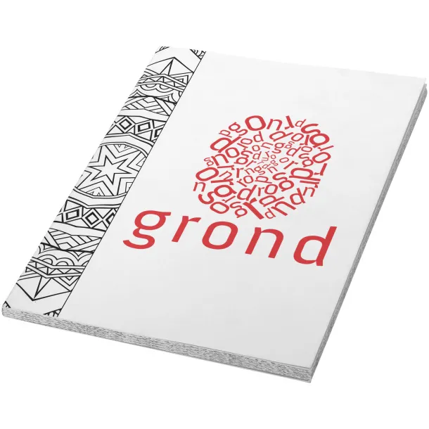 Doodle colouring notebook White