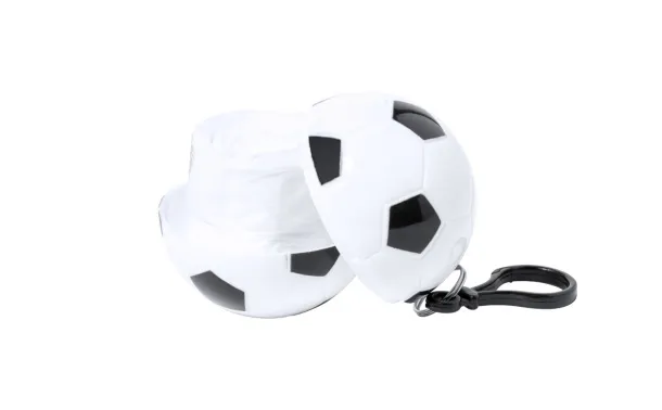 Gol poncho keyring White Black