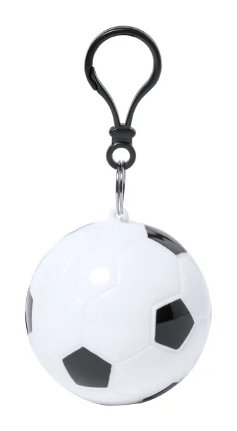 Gol poncho keyring White Black