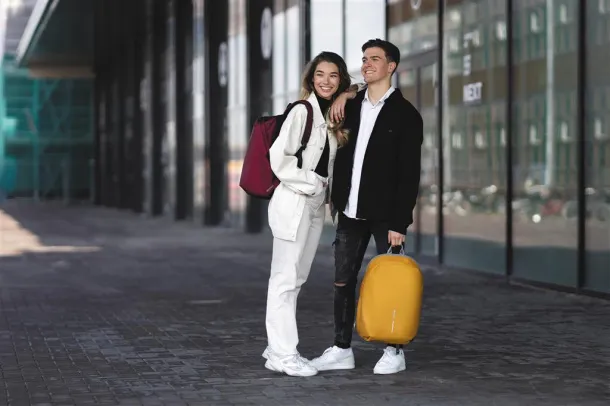 Bobby Soft anti-theft ruksak - XD Design yellow, grey Cool Grey 9