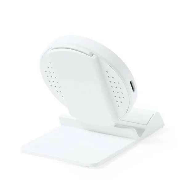  Wireless charger 15W, phone stand white