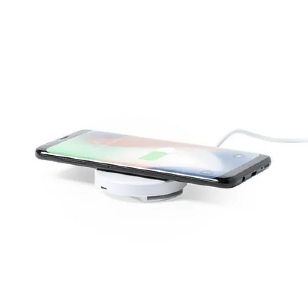  Wireless charger 15W, phone stand white