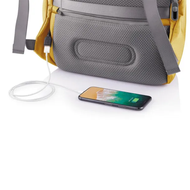 Bobby Soft anti-theft backpack - XD Design yellow, grey Cool Grey 9