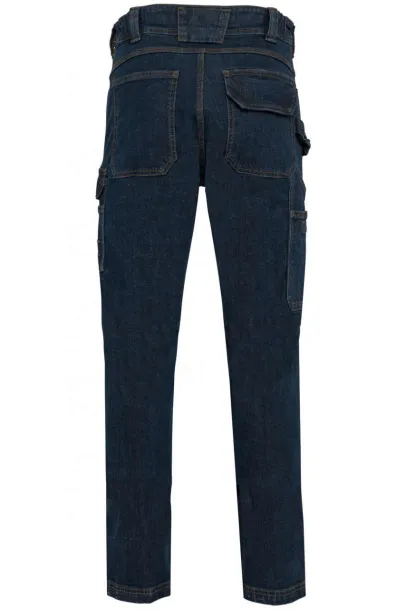  MEN'S MULTIPOCKET DENIM TROUSERS - Designed To Work Blue Rinse