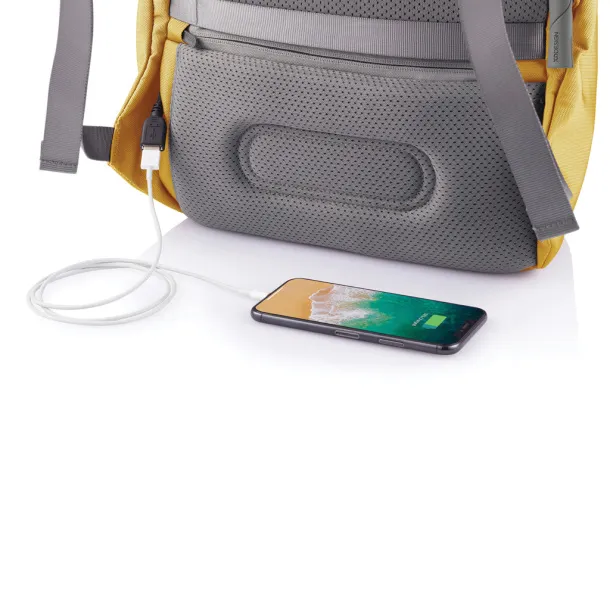 Bobby Soft anti-theft backpack - XD Design yellow, grey Cool Grey 9