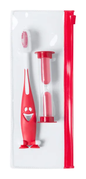 Toothie toothbrush set Red