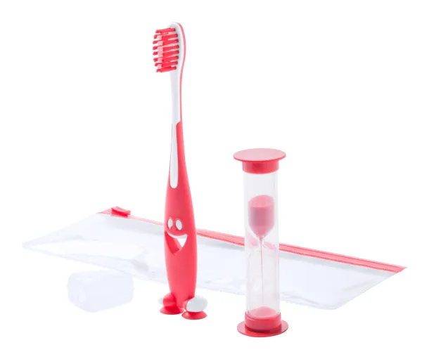 Fident toothbrush set Red