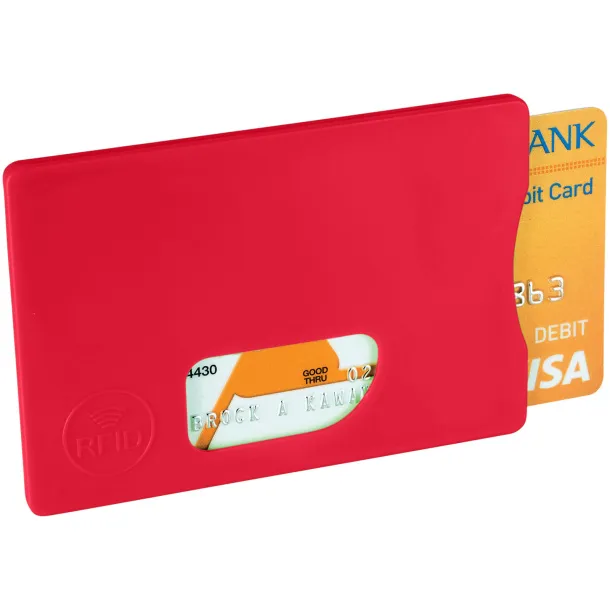 Zafe RFID credit card protector Red