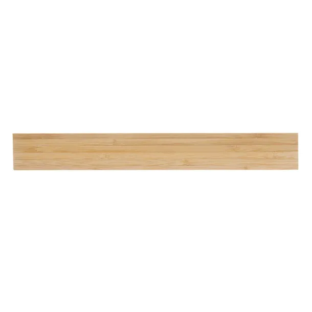  Timberson extra thick 30cm double sided bamboo ruler - XD Collection brown 