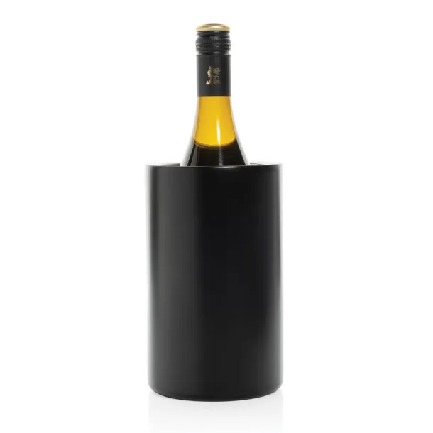 Vino RCS certified recycled stainless steel wine bucket - XD Collection Black 